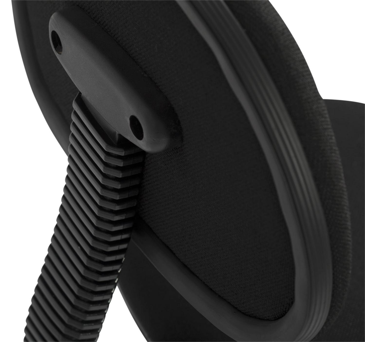 Studio Designs Adjustable Drafting Chair with Footring, Black and Chrome - 18618 - Image 9