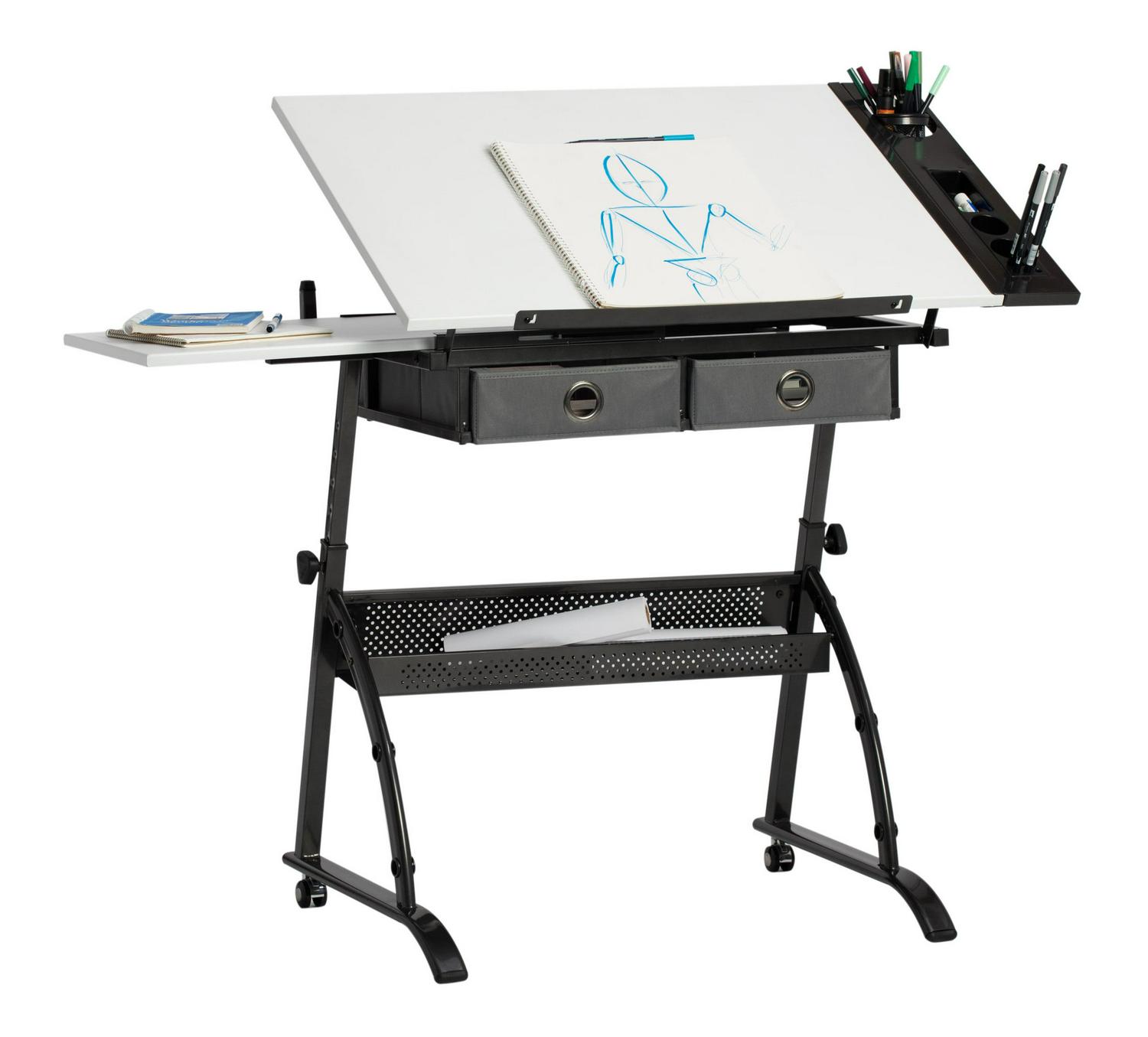 Studio Designs Core Drafting Table and Stool 2 Pc. Craft and Drawing Center - Image 5