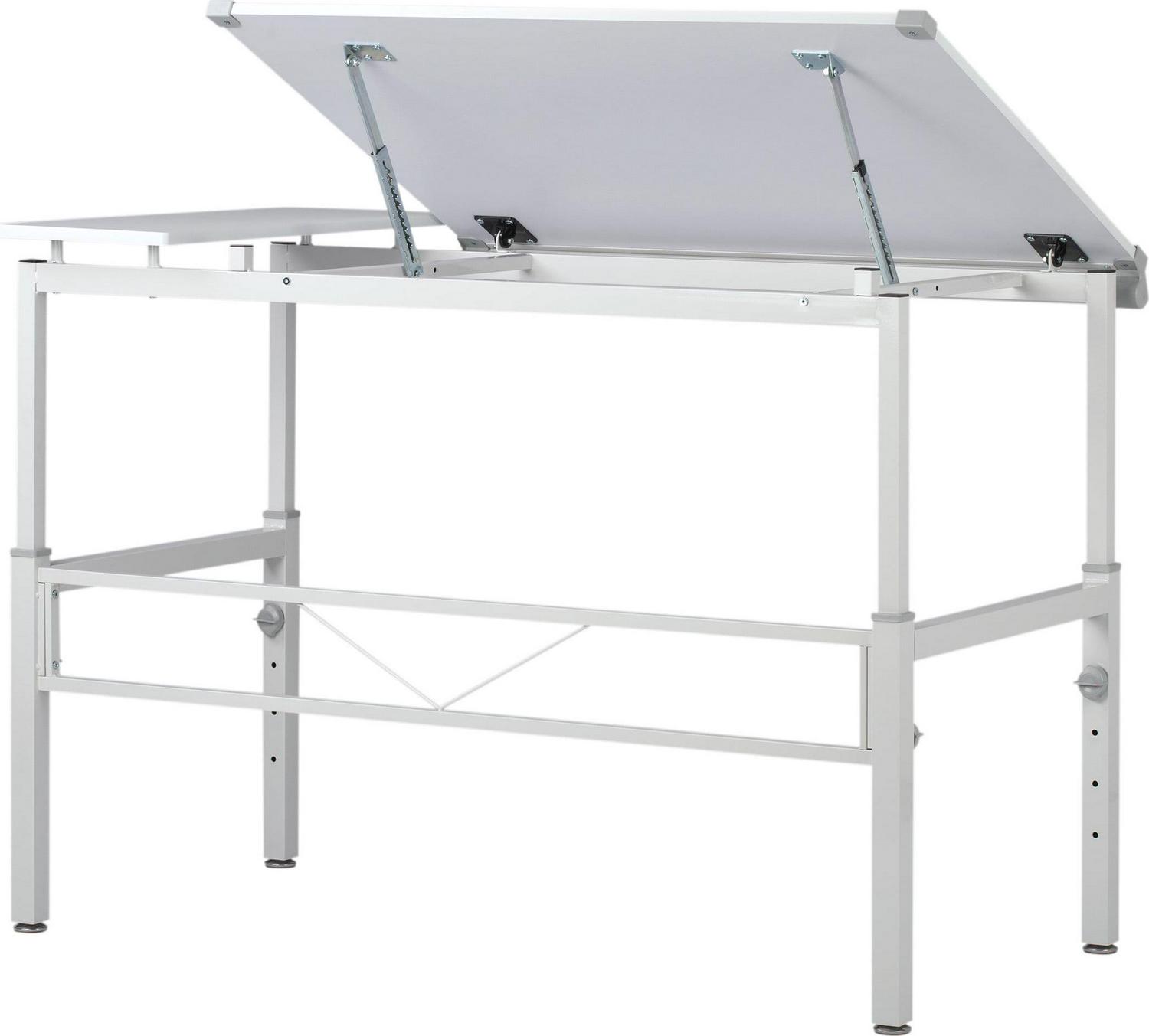 Studio Designs Graphix II White Split Top Crafting Table - Image 6