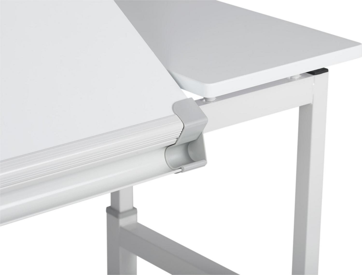 Studio Designs Graphix II White Split Top Crafting Table - Image 4