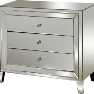Style Craft 3 Drawer Mirrored Chest