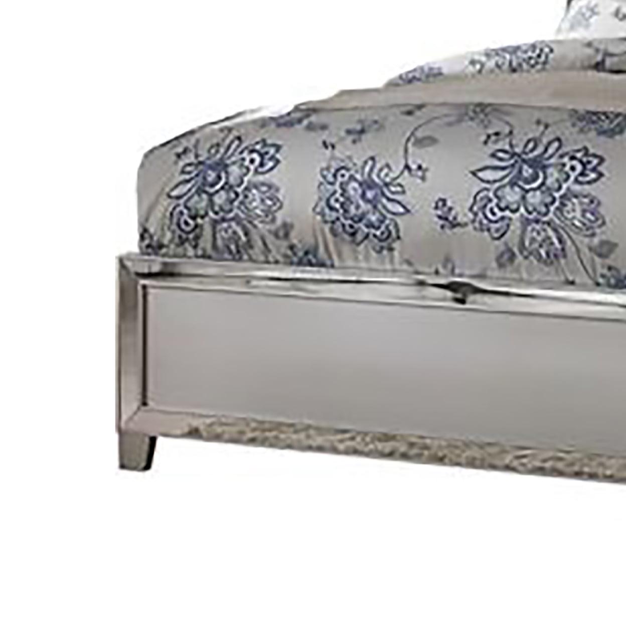 Acme Furniture ACME Voeville II Queen Bed, Platinum (1Set/3Ctn) - Image 4