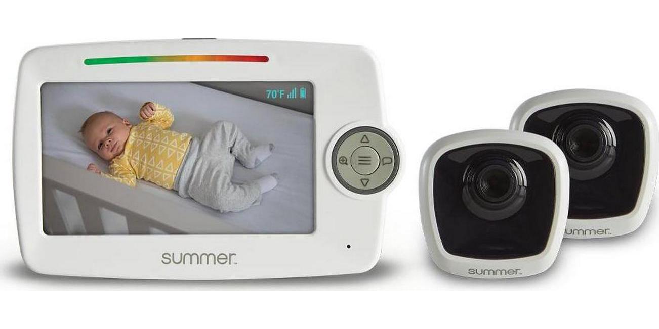Summer Infant LookOut Duo 5.0 Inch Color Video Monitor with No-Hole PrestoMount