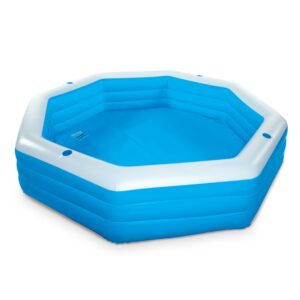 Summer Waves Inflatable Octagonal Family Pool