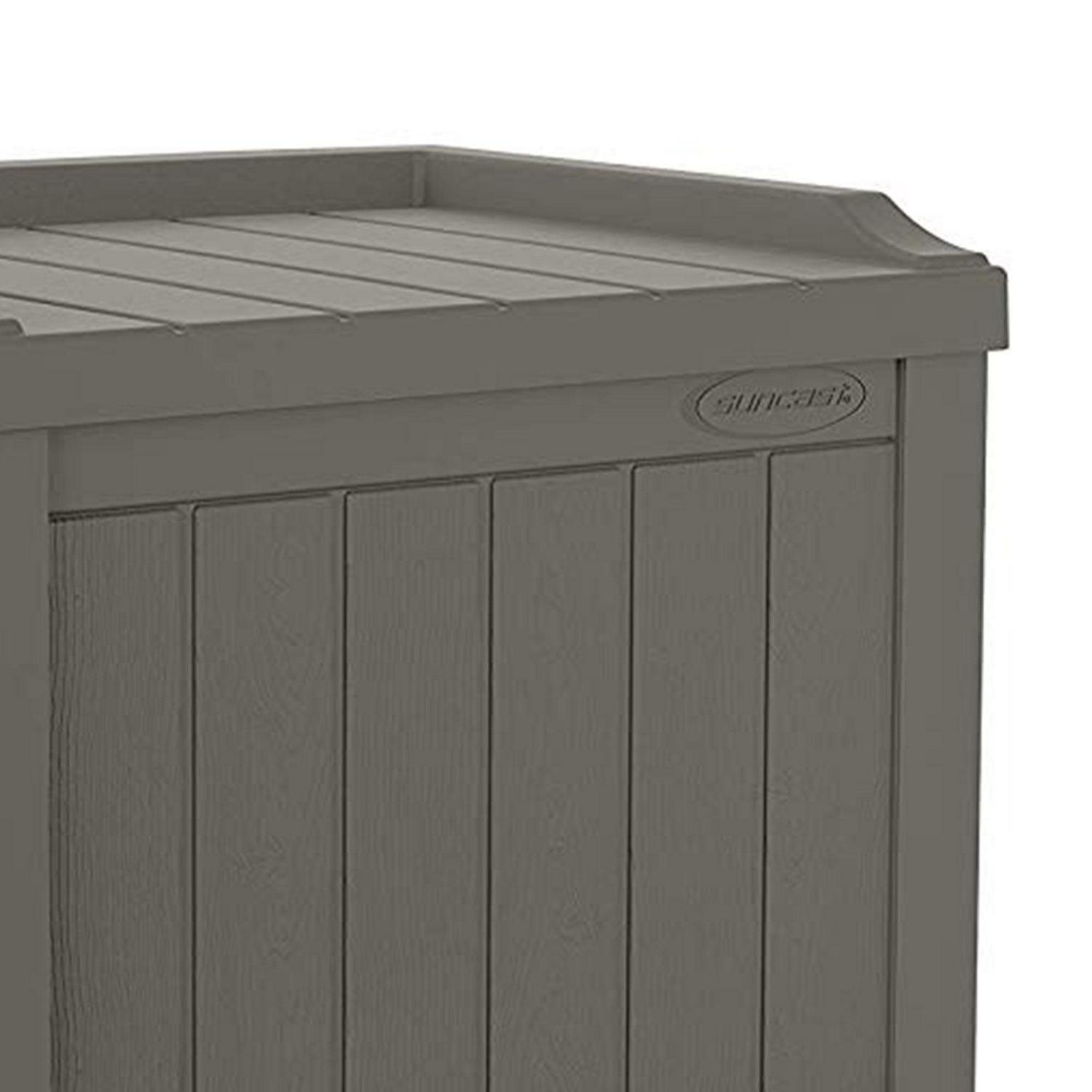 Suncast 22-Gal Double-Duty Outdoor Storage Box and Seating Solution, 2-Pack - Image 7