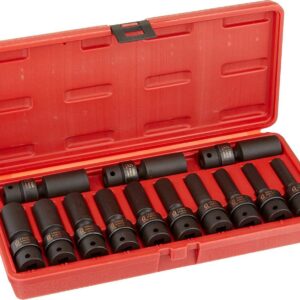 13 PC 3/8" DR 12 PT UNIV IMPACT SOCKET SET METRIC