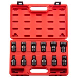 Sunex Tools 3/8" Drive 12 Point Universal Impact Socket 12-Piece Set