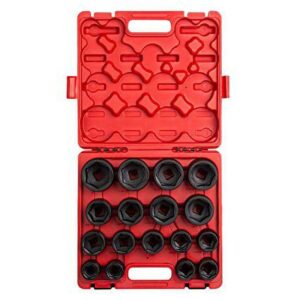 Sunex 4683 3/4" Drive 17 Piece SAE Heavy-Duty Impact Socket Set