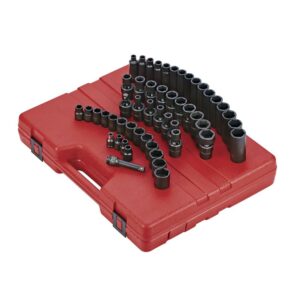 Sunex 3351 3/8" Drive 51 Piece Metric Impact Socket Set