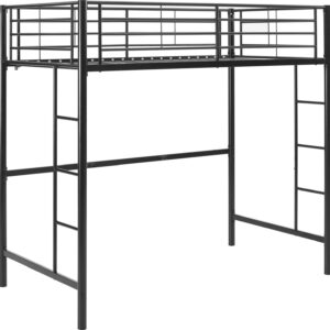 Premium Twin Metal Loft Bed by Manor Park