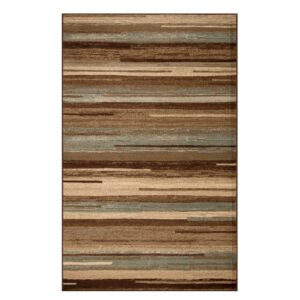 Superior Fulgor Abstract Lines Indoor Area Rug, Taupe, 4' x 6'