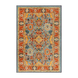 Superior Hadar Rustic Indoor Area Rug, 7' x 9', Blue