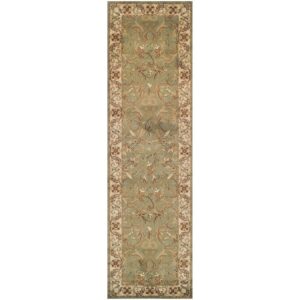 Superior Heritage Oriental Floral Indoor Area Rug, 2' 7" x 8', Green