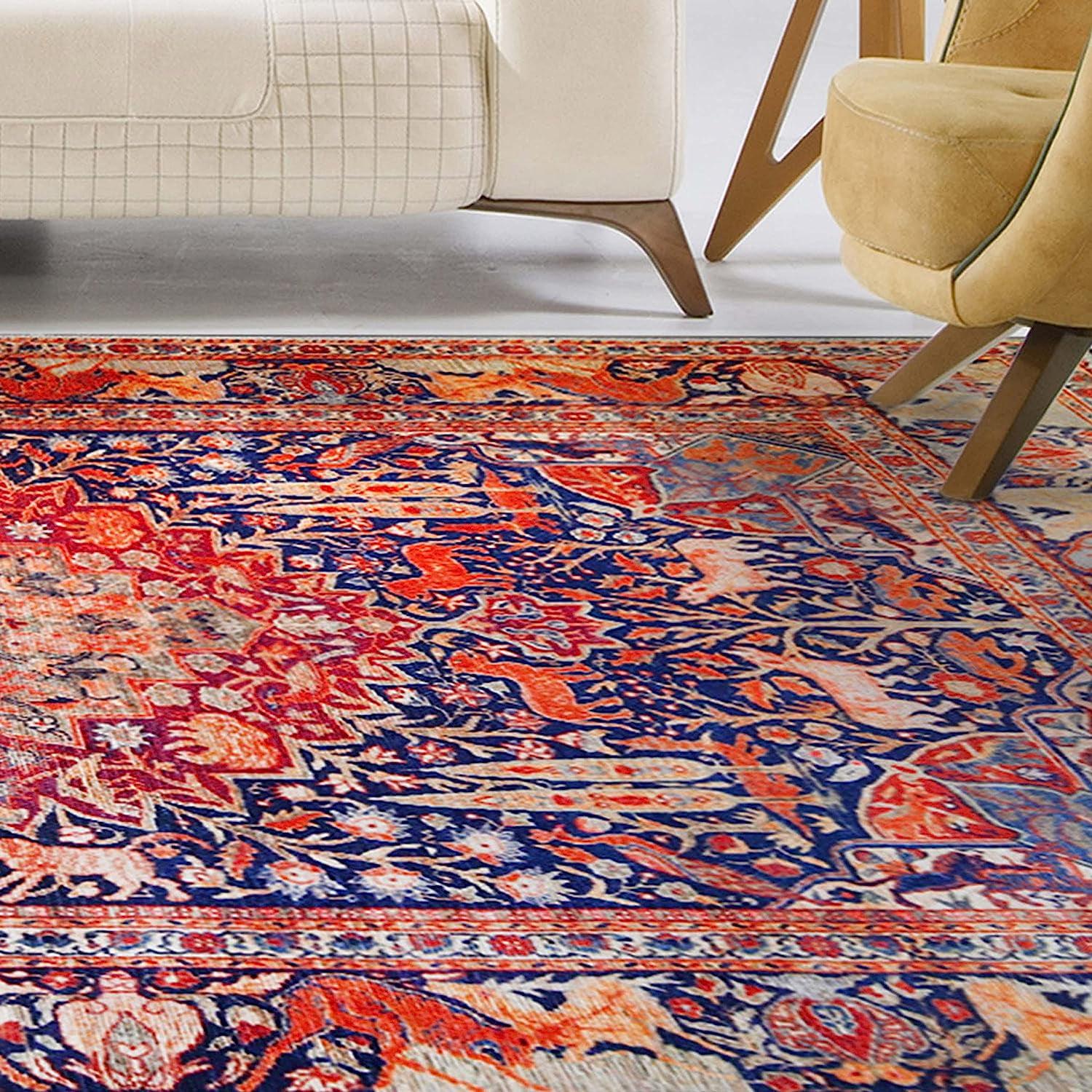 Superior Copley Oriental Medallion Indoor Area Rug, 10' x 14', Brown - Image 6