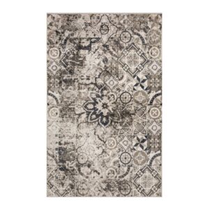 Superior Rangoli 7' x 9' Area Rug, Indoor Rugs for Living Room Bedroom, Deep Royal