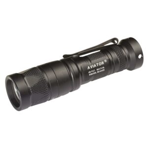 SureFire Aviator Dual Output Multi Spectrum White & Yellow Color LED Flashlight