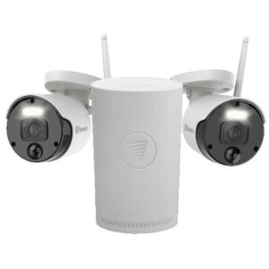 Swann Wi-Fi 1080P 4 Channel 2 Camera Wi-Fi NVR Security System, 1TB HD, 2 Indoor/Outdoor Cameras, Powered Wi-Fi Surveillance CCTV