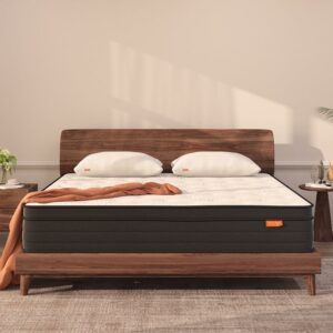 Sweetnight Twilighty 10" Cooling Gel Memory Foam Medium Firm Supportive Hybrid Mattress, Motion Isolation & CertiPUR-US Certified, Adult, Queen Size