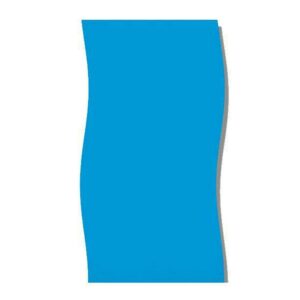 Swimline 21 Foot Solid Blue Round Above Ground Swimming Pool Overlap Liner