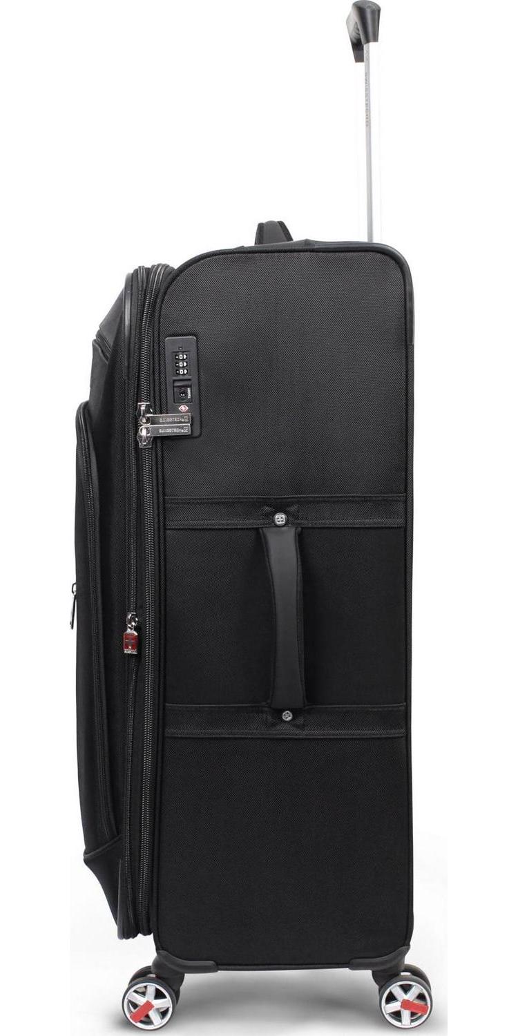 SwissTech Executive 29" 8-Wheel Softside Luggage, Black - Image 4