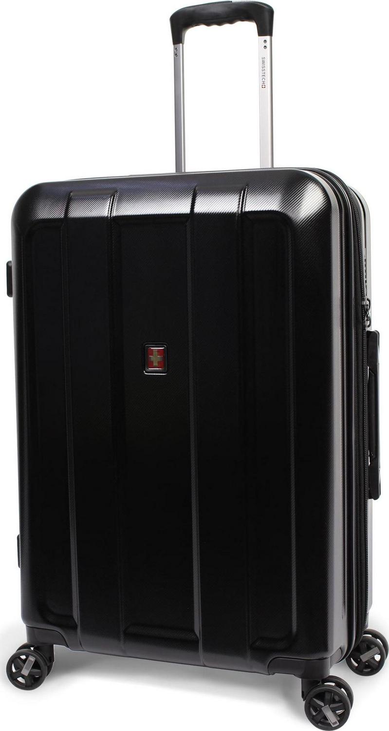 Swisstech Navigation 25" Hardside Checked Luggage, 28"H x 19"W x 11 "D