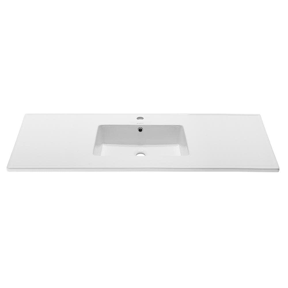 Swiss Madison Sm-Vt330 Voltaire 50" Ceramic Vanity Top - White - Image 4