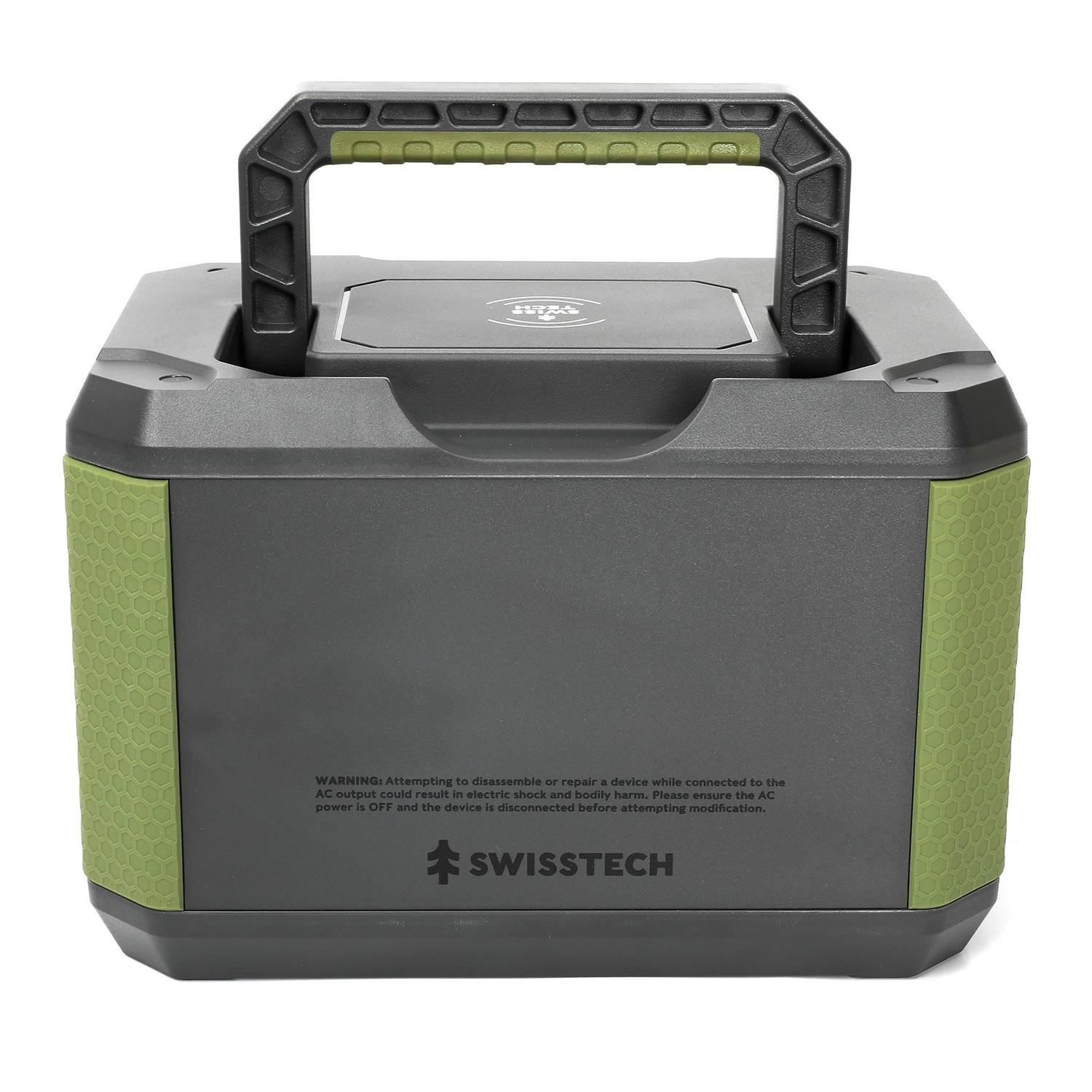 Swiss Tech 500W portable power station 519Wh solar compatible battery for outdoor & emergency use - Image 3