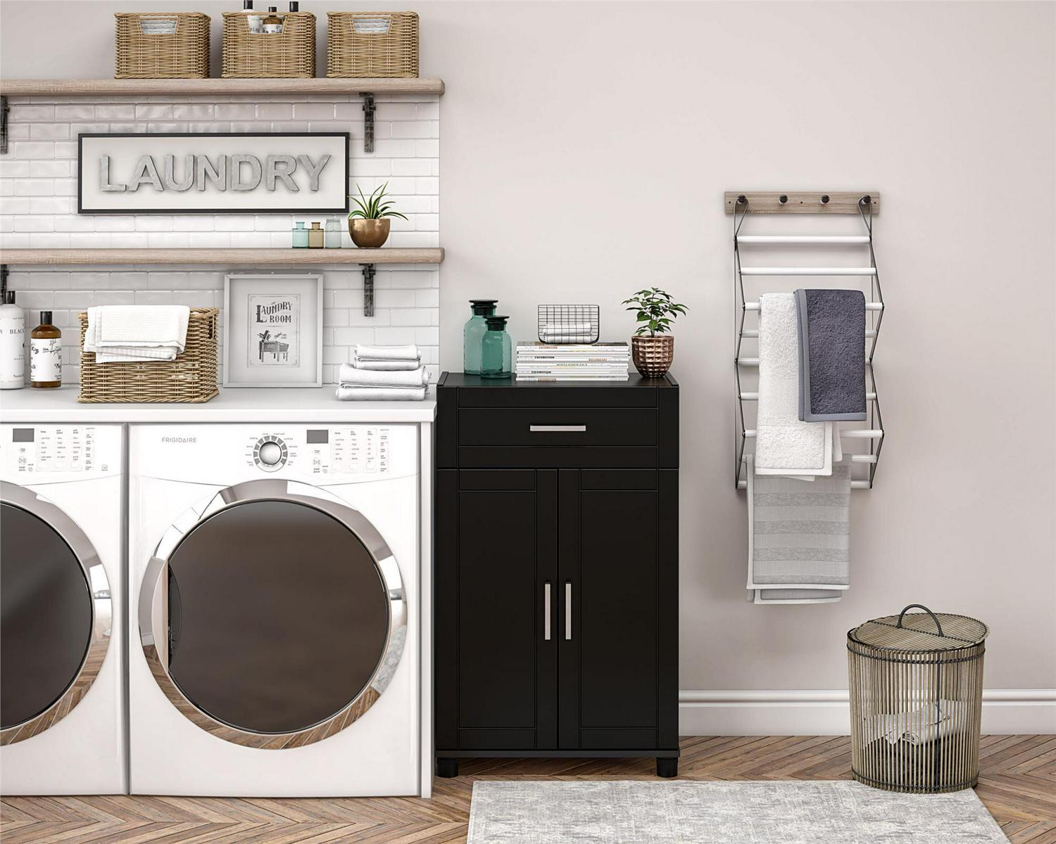 Systembuild Evolution Sylvan 24" 1 Drawer/2 Door Base Garage Storage Cabinet, Black - Image 13