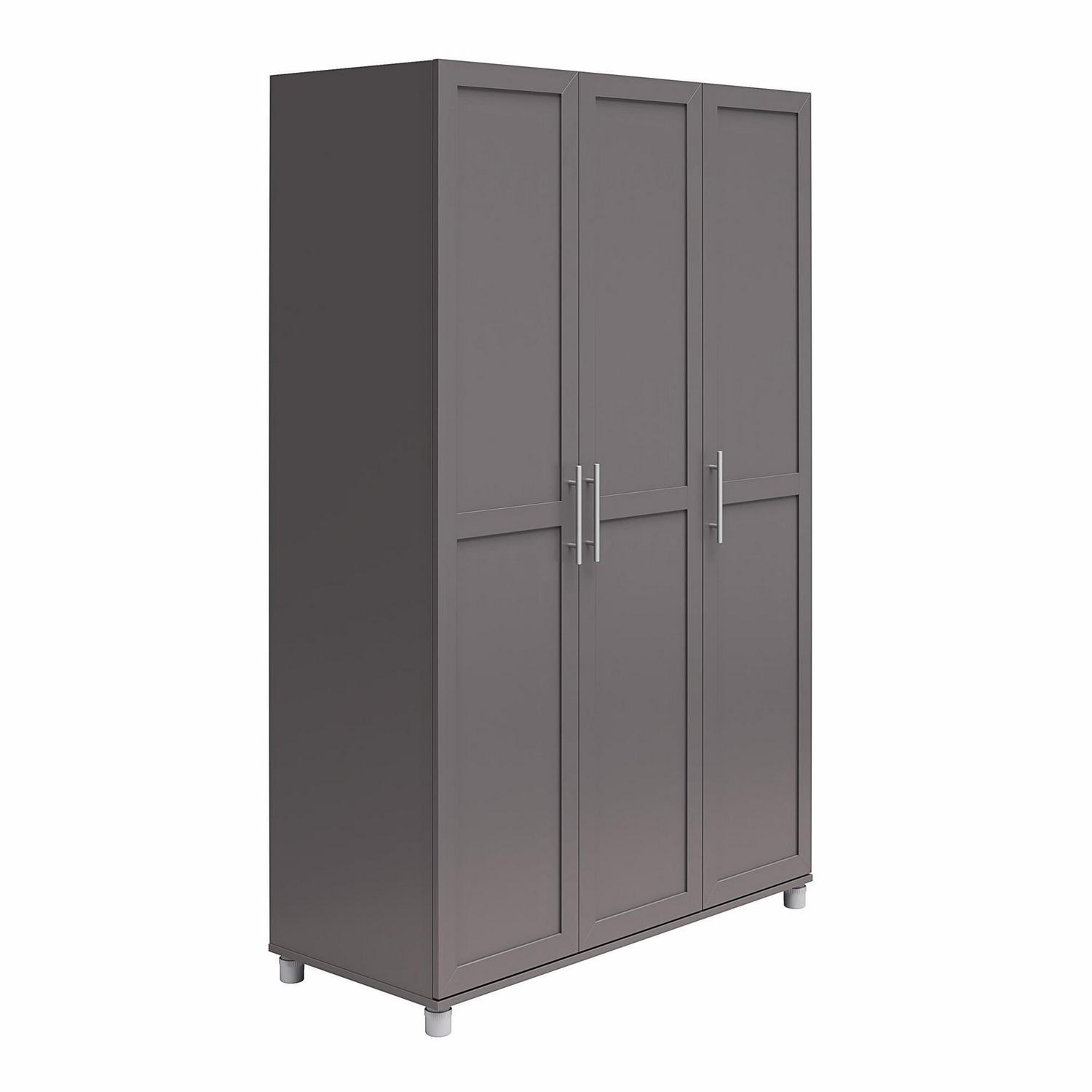 Systembuild Evolution Westford Framed 3 Door Wardrobe, Graphite Gray - Image 5