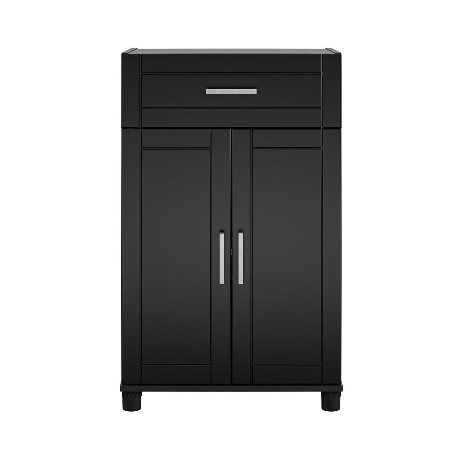 Systembuild Evolution Sylvan 24" 1 Drawer/2 Door Base Garage Storage Cabinet, Black - Image 3