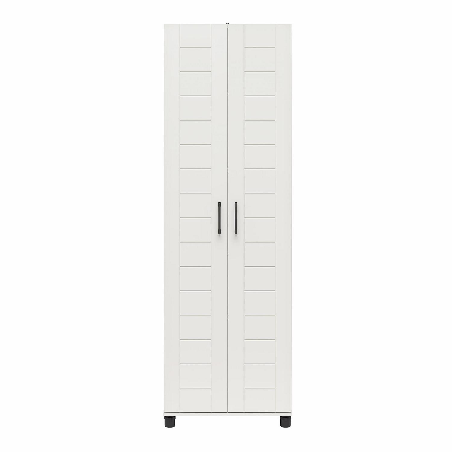 Systembuild Evolution Lingen 24" Wide 2 Door Shiplap Cabinet, White - Image 5
