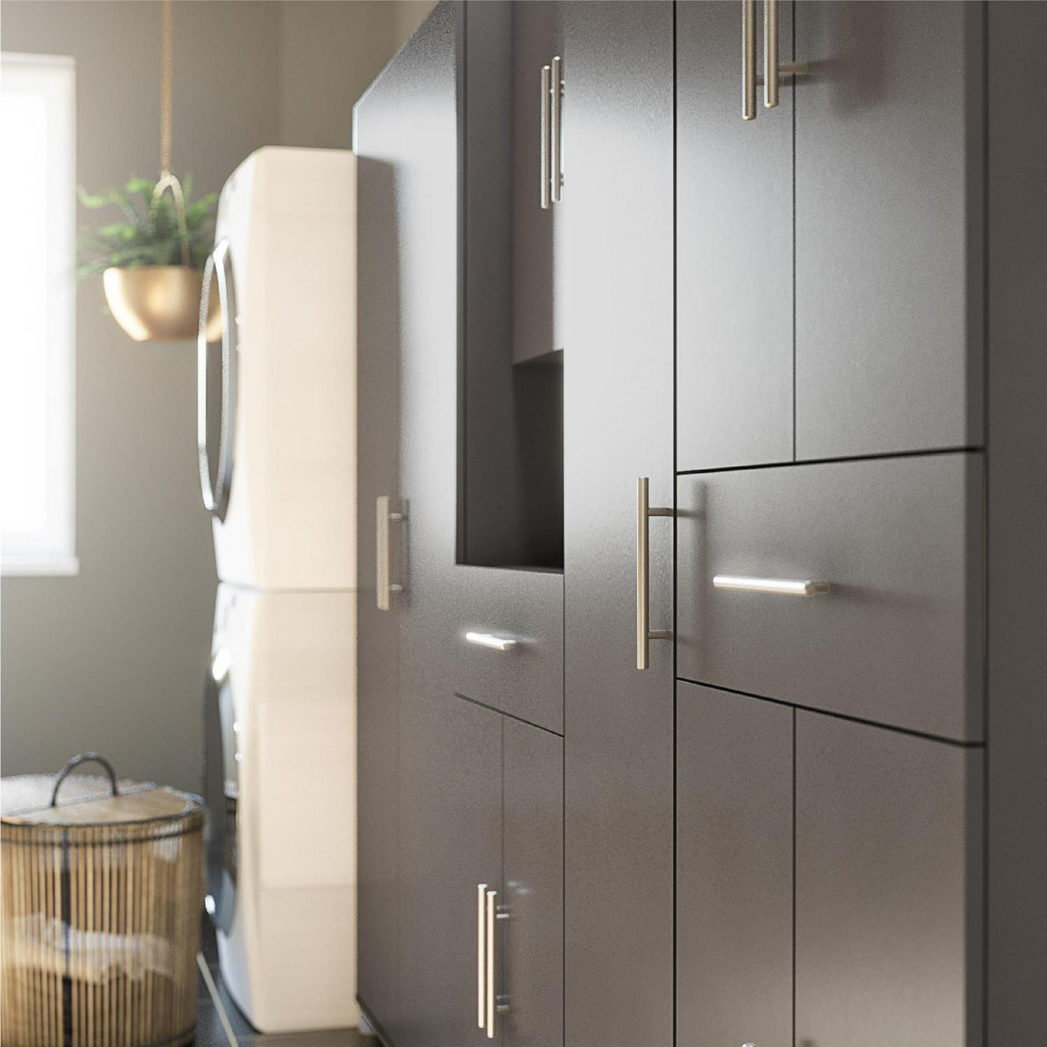 Systembuild Evolution Westford 2 Door/1 Drawer Garage Storage Cabinet, Graphite Gray - Image 18