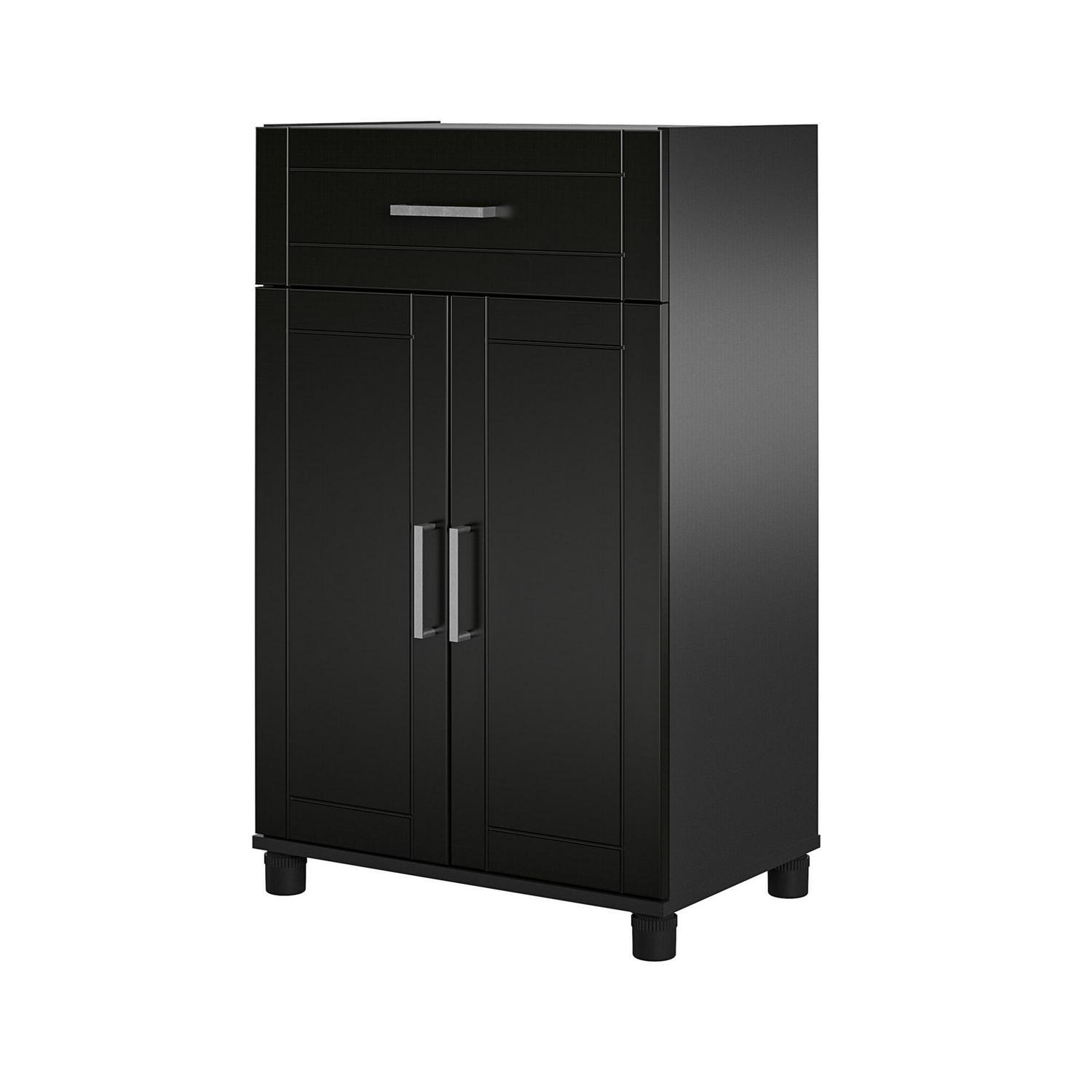 Systembuild Evolution Sylvan 24" 1 Drawer/2 Door Base Garage Storage Cabinet, Black - Image 4