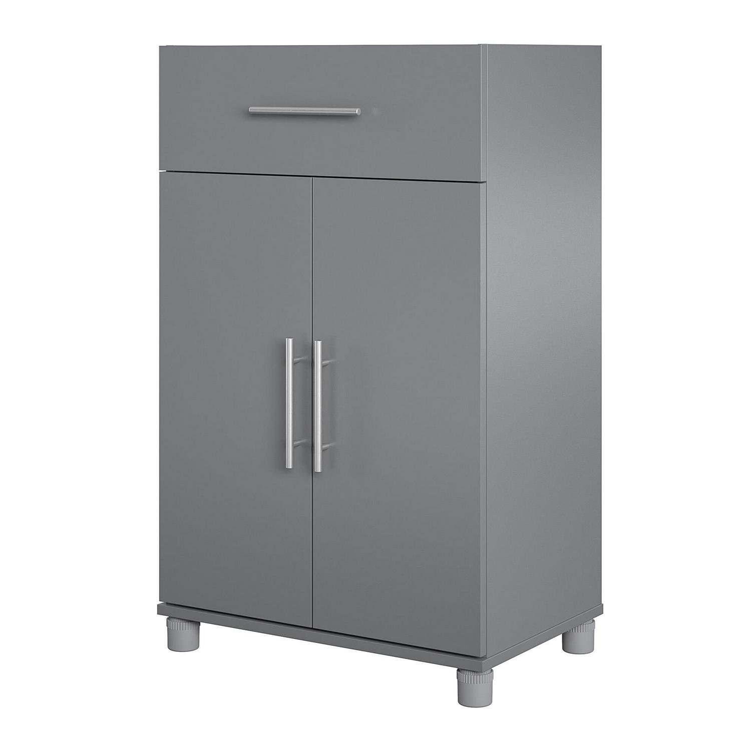 Systembuild Evolution Westford 2 Door/1 Drawer Garage Storage Cabinet, Graphite Gray - Image 11
