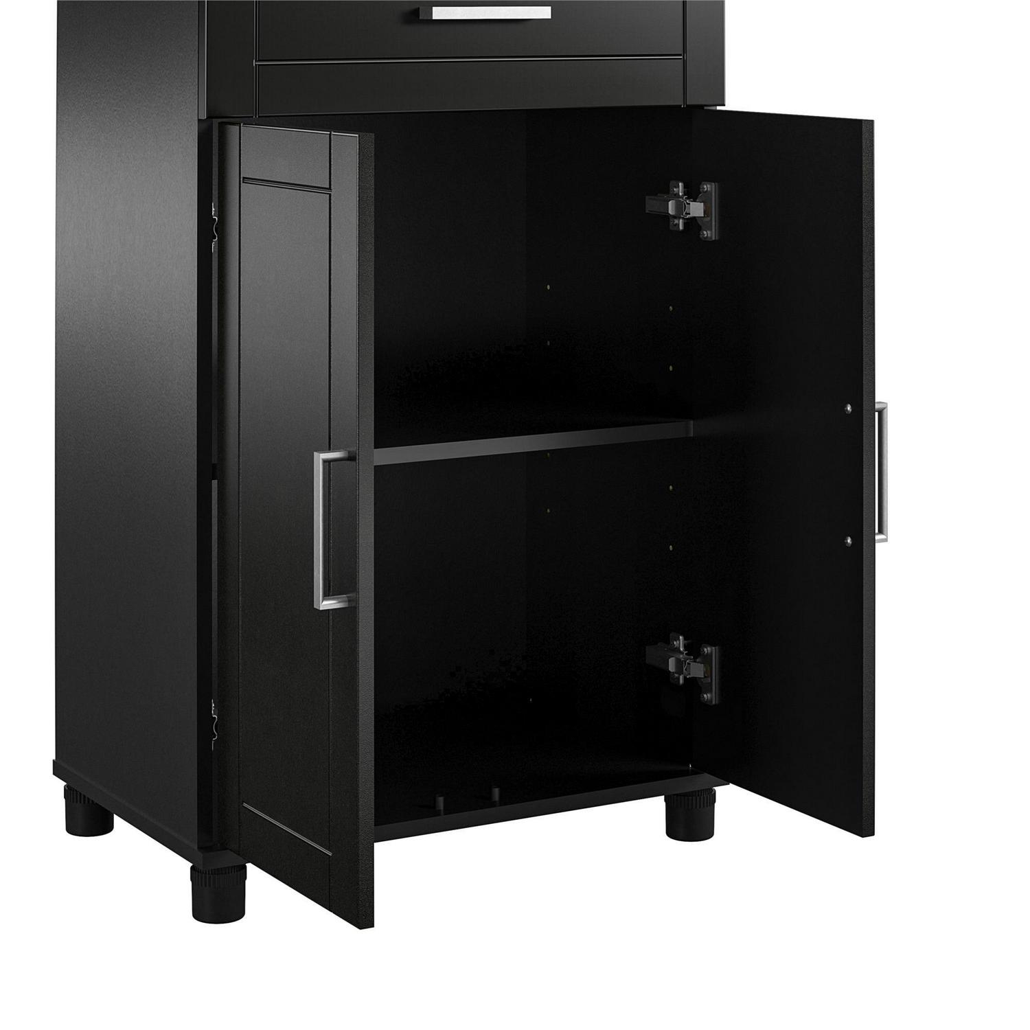 Systembuild Evolution Sylvan 24" 1 Drawer/2 Door Base Garage Storage Cabinet, Black - Image 7