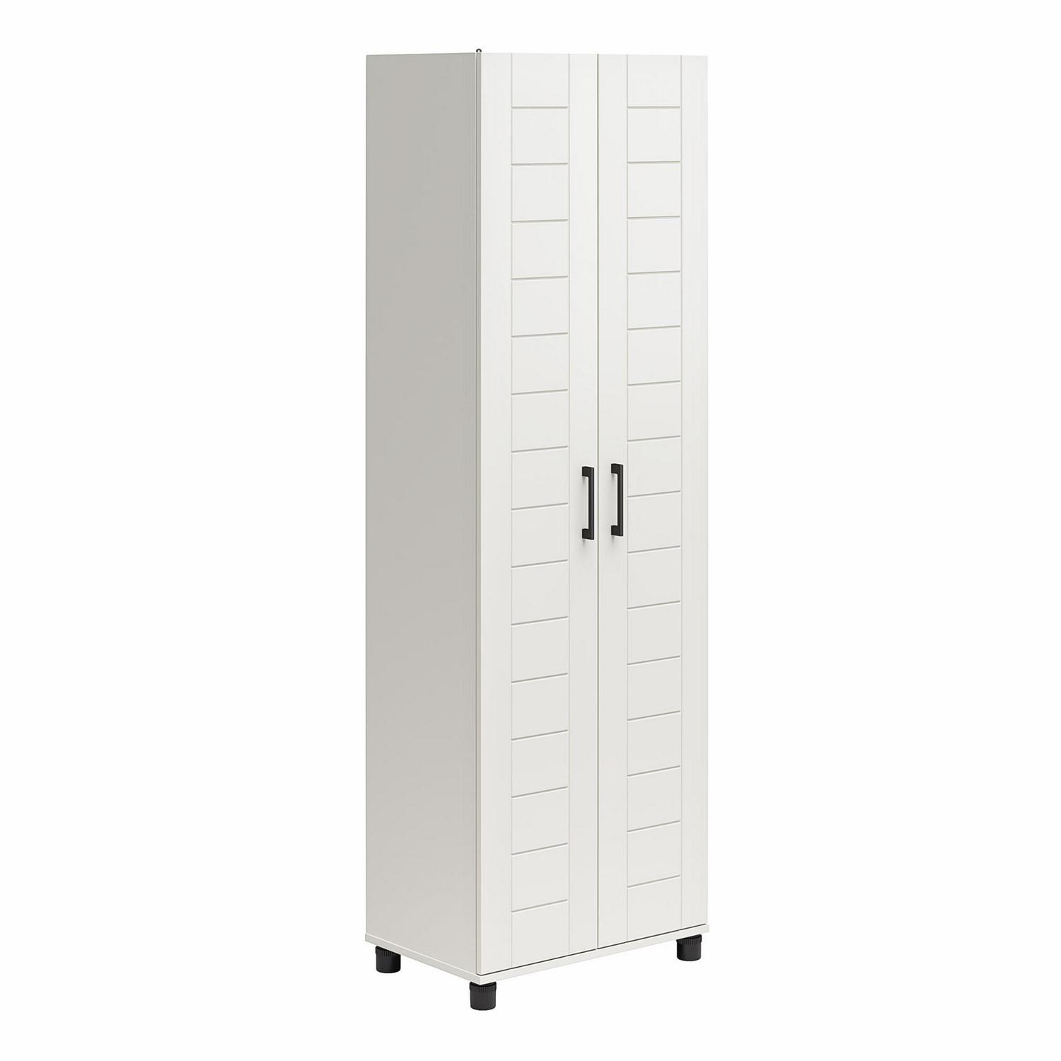 Systembuild Evolution Lingen 24" Wide 2 Door Shiplap Cabinet, White - Image 7