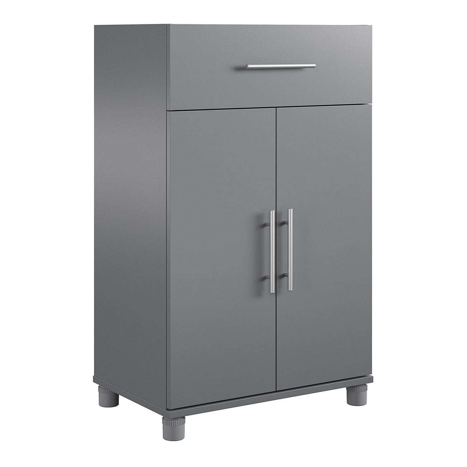 Systembuild Evolution Westford 2 Door/1 Drawer Garage Storage Cabinet, Graphite Gray - Image 12