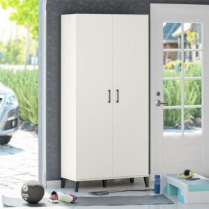 Systembuild Evolution Multi Tall Storage Cabinet, White