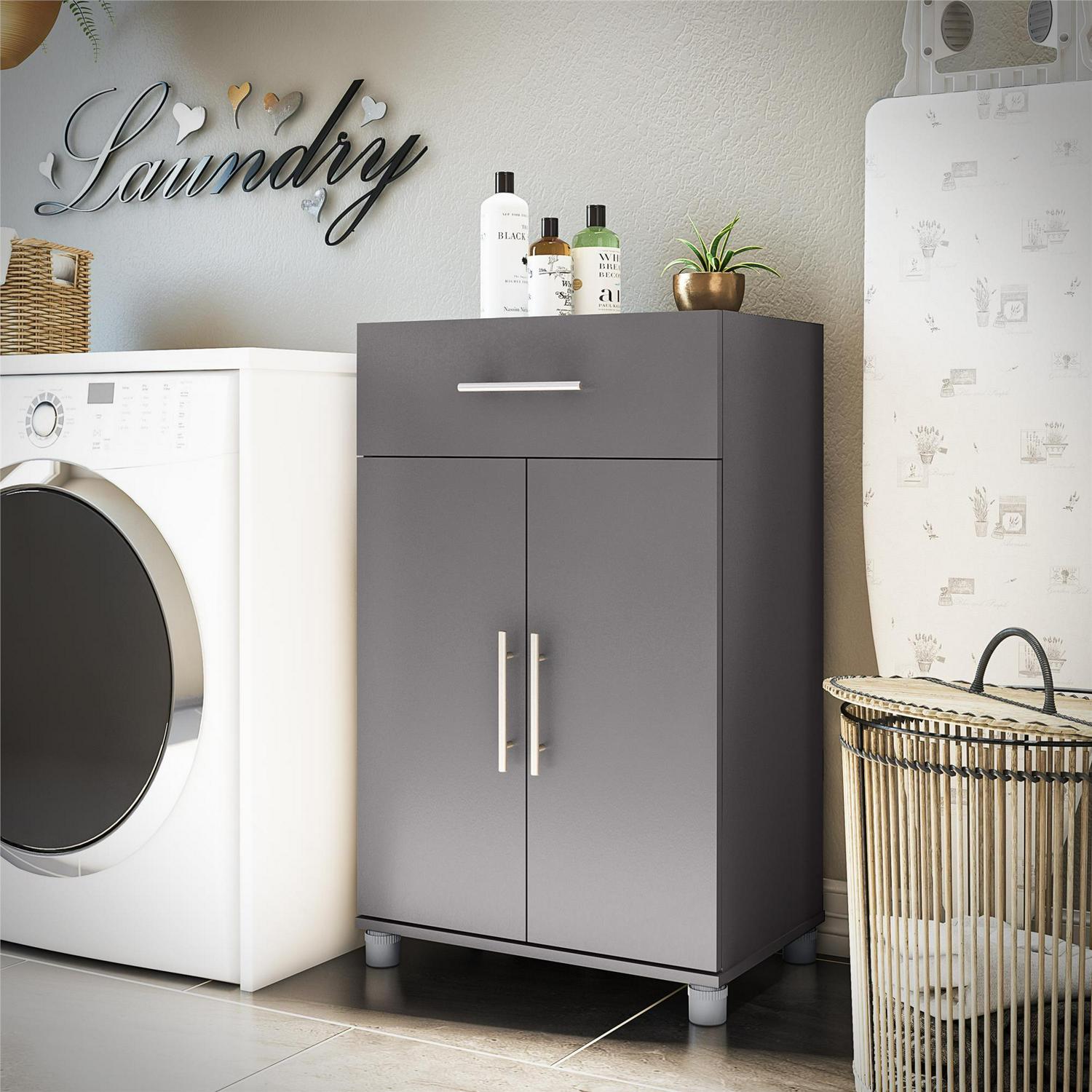 Systembuild Evolution Westford 2 Door/1 Drawer Garage Storage Cabinet, Graphite Gray - Image 14