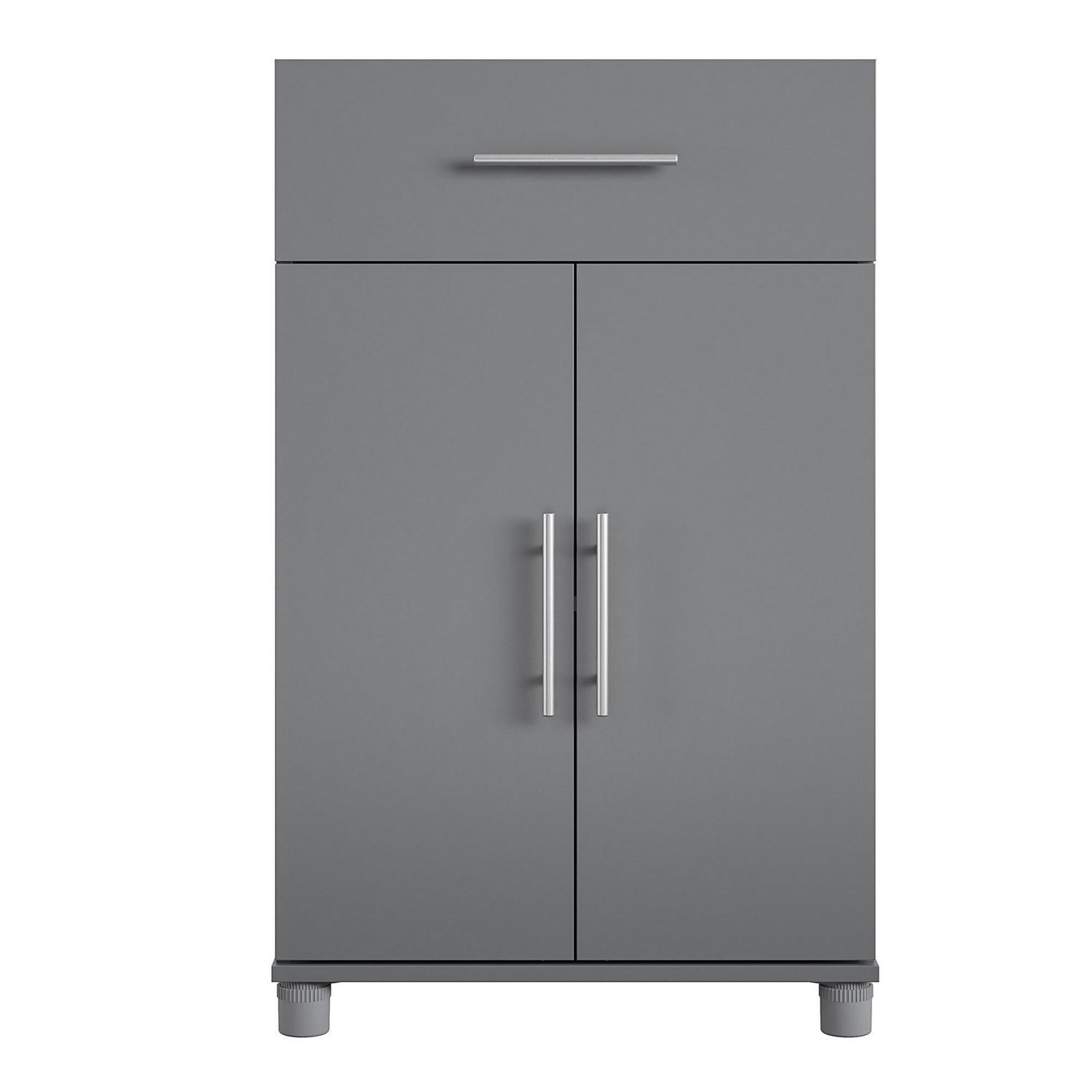 Systembuild Evolution Westford 2 Door/1 Drawer Garage Storage Cabinet, Graphite Gray - Image 4