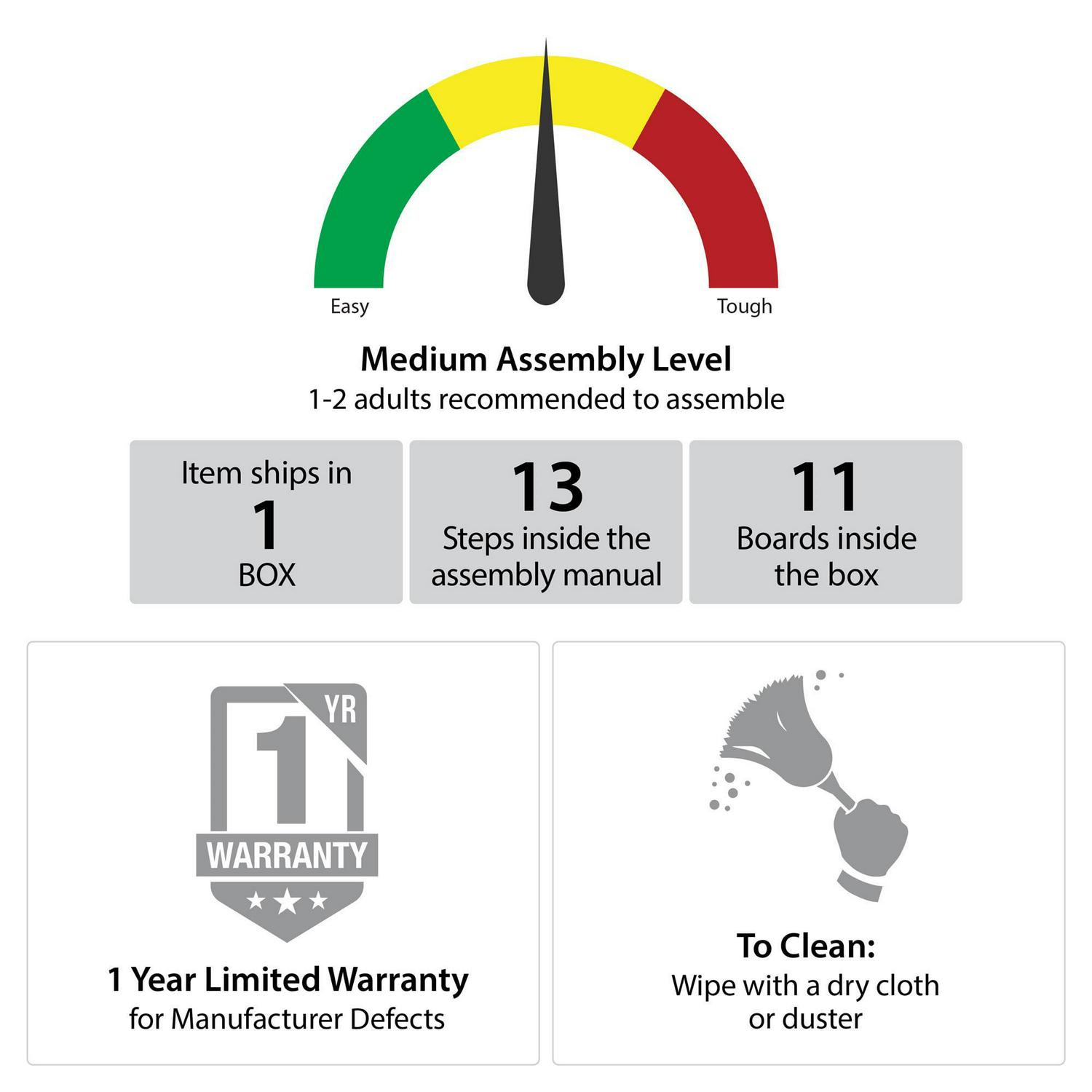 Systembuild Evolution Lingen 24" Wide 2 Door Shiplap Cabinet, White - Image 12