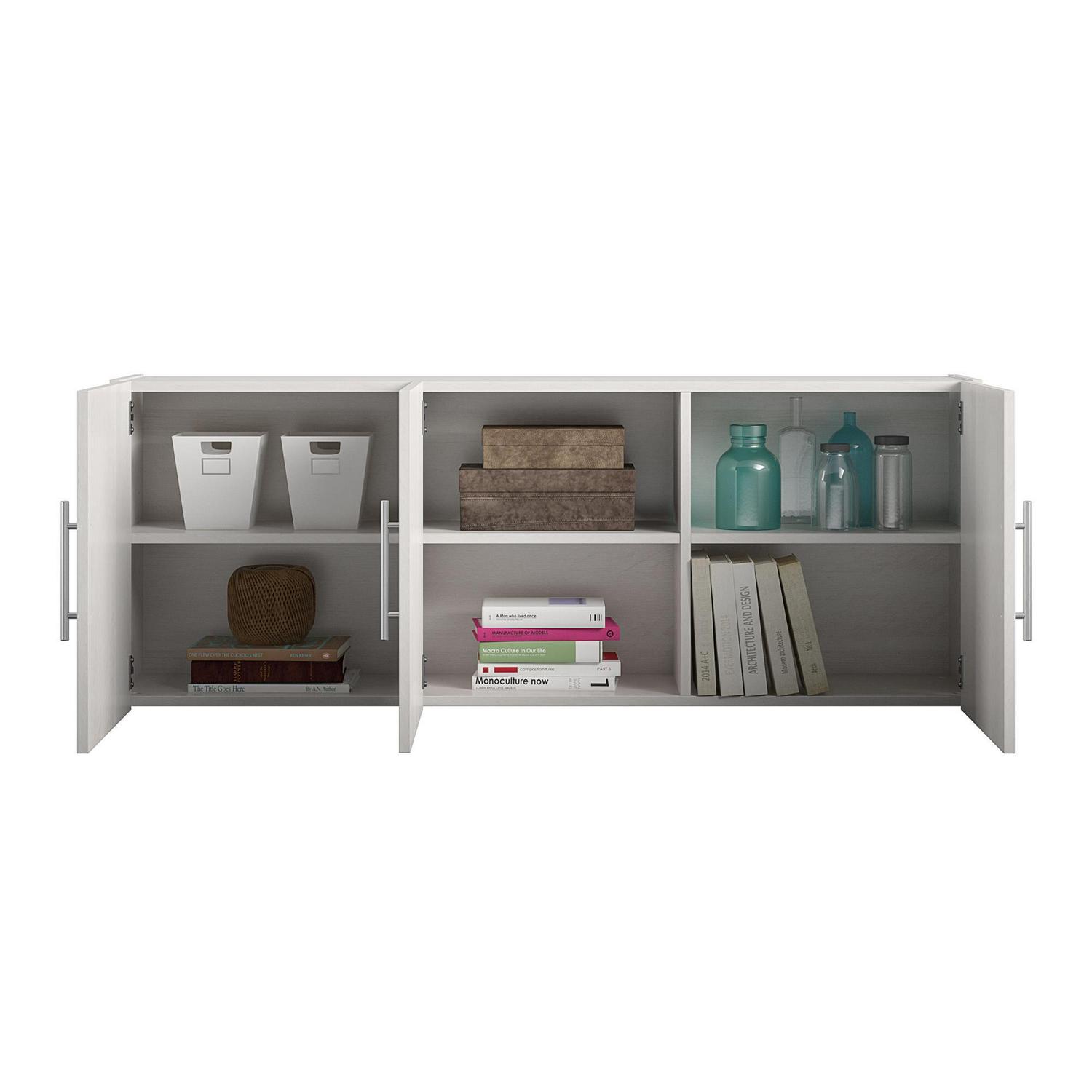 Systembuild Evolution Westford 54" Garage Storage Wall Cabinet, Ivory Oak - Image 3