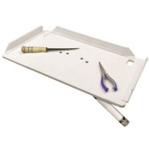 TACO 32" Poly Filet Table w/Adjustable Gunnel Mount - White [P01-2132W]
