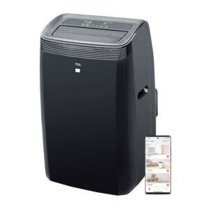 TCL 10,000 BTU Smart Portable Air Conditioner, Black, W10P95-B, NEW