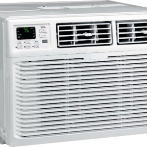 TCL Home 8,000 BTU 115-Volt Smart Window Air Conditioner with Remote, White, W8W91
