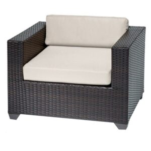 TKC Belle Outdoor Wicker Club Chair in Beige