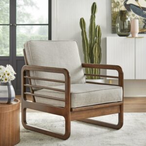 TMS Divani Lounge Chair, Latte Brown