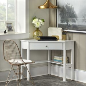 TMS Ellen Corner Writing Desk, White