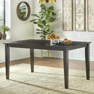 TMS Contemporary Large Dining Table, Espresso