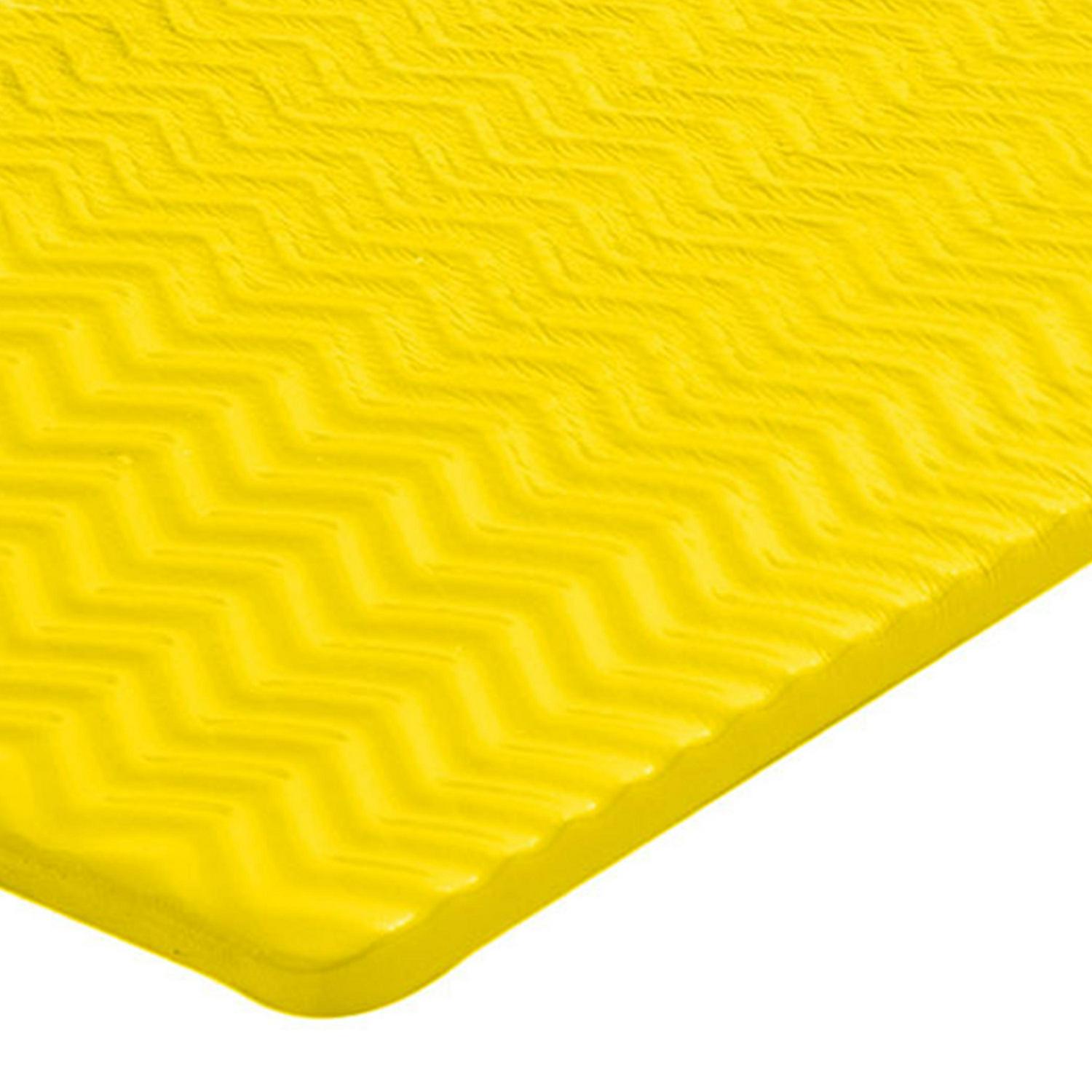 Texas Recreation Serenity 70 Inch Thick Foam Mat Raft Lounger Pool Float, Yellow - Image 9